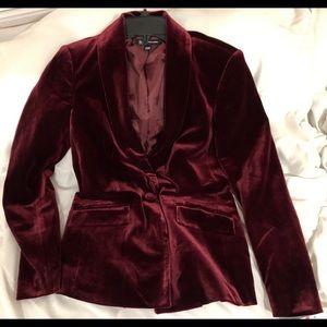 NWT International Concepts Velvet Fitted Blazer XS
